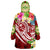 Guam Summer Plumeria Wearable Blanket Hoodie LT9 - Polynesian Pride