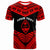 Guam Custom T Shirt Tribal Pattern Cool Style Red Color Unisex Red - Polynesian Pride