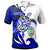 Guam Custom Polo Shirt Mega Turtle Unisex Blue - Polynesian Pride