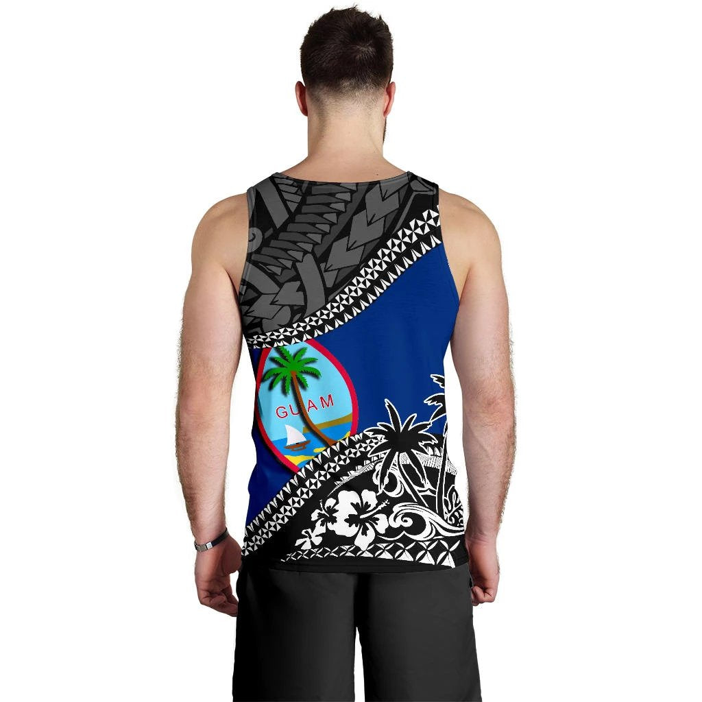 Guam Men Tank Top Fall In The Wave Speical LT13 - Polynesian Pride