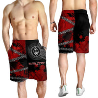 Guam Polynesian Personalised Men's Shorts - Polynesian Chain Style - Polynesian Pride