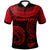 Guam Custom Polo Unique Serrated Texture Red Unisex Red - Polynesian Pride