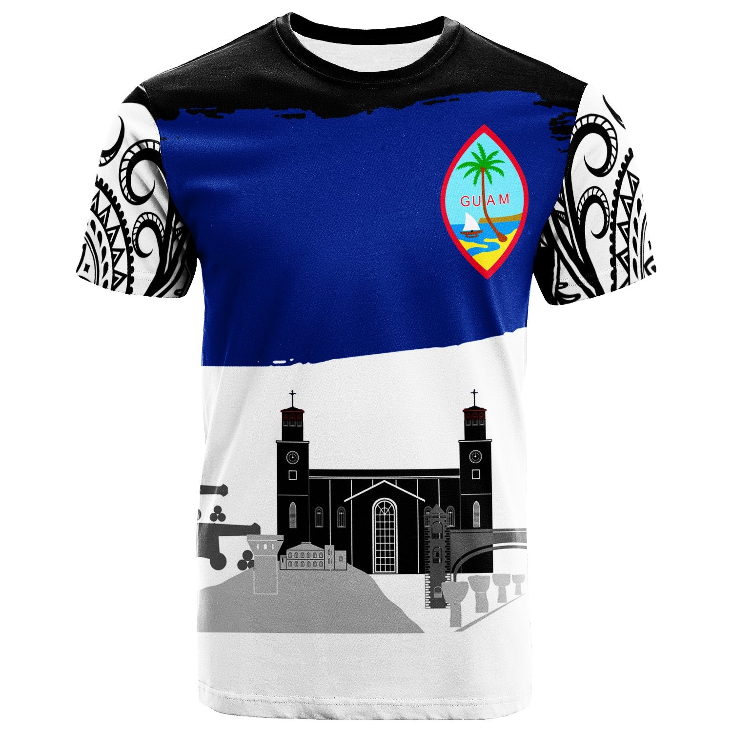 Guam Custom T Shirt Architectural Attractions Unisex Art - Polynesian Pride