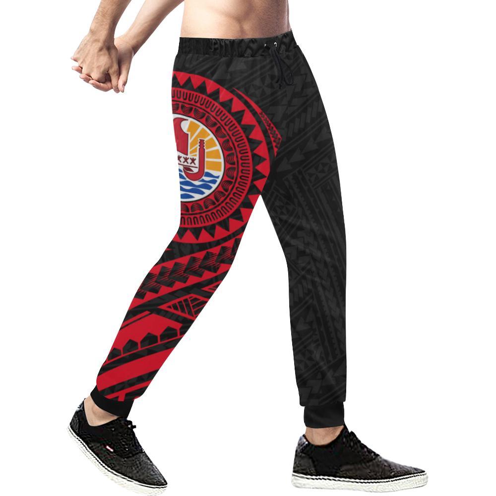 Tahiti Rising Sweatpants (Red) A6 - Polynesian Pride