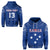 Custom Samoa Hoodie Simple Polynesian Custom Text and Number LT13 Unisex Blue - Polynesian Pride