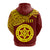 Custom Haapai High School Zip Hoodie Maroon and Gold LT4 - Polynesian Pride