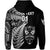 Custom New Zealand Haka Rugby Maori Zip Hoodie Silver Fern Vibes Black LT8 - Polynesian Pride