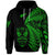 Custom New Zealand Haka Rugby Maori Hoodie Silver Fern Vibes Green LT8 - Polynesian Pride