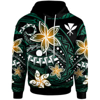 Hawaii Hoodie Spring Style Black Color Unisex Black - Polynesian Pride