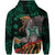 Custom Hawaii Warriors Polynesian Zip Hoodie Unique Style Green LT8 - Polynesian Pride