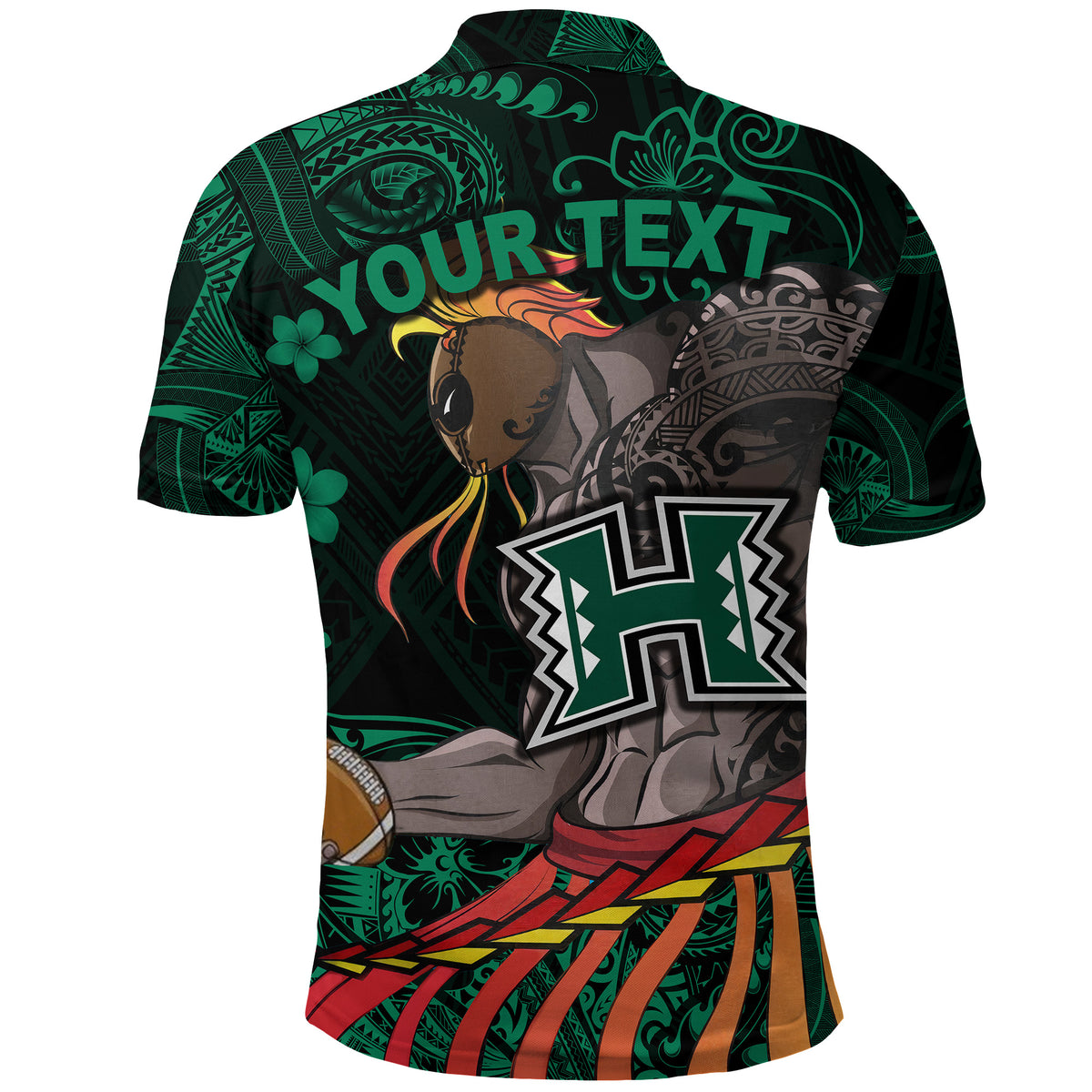 Custom Hawaii Warriors Polynesian Polo Shirt Unique Style Green LT8 - Polynesian Pride
