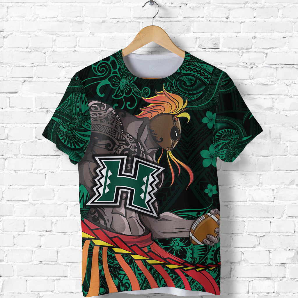 Hawaii Warriors Polynesian T Shirt Unique Style Green LT8 - Polynesian Pride