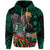 Custom Hawaii Warriors Polynesian Zip Hoodie Unique Style Green LT8 - Polynesian Pride