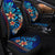 Hawaii Custom Personalised Car Seat Covers - Vintage Tribal Mountain - Polynesian Pride