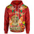 Hawaii Hoodie loha Hawaii Tiki Statue(Red) Unisex Red - Polynesian Pride