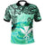 Hawaii Polo Shirt Vintage Floral Pattern Green Color Unisex Green - Polynesian Pride