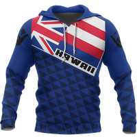 Hawaii Flag Hoodie - Polynesian Pride