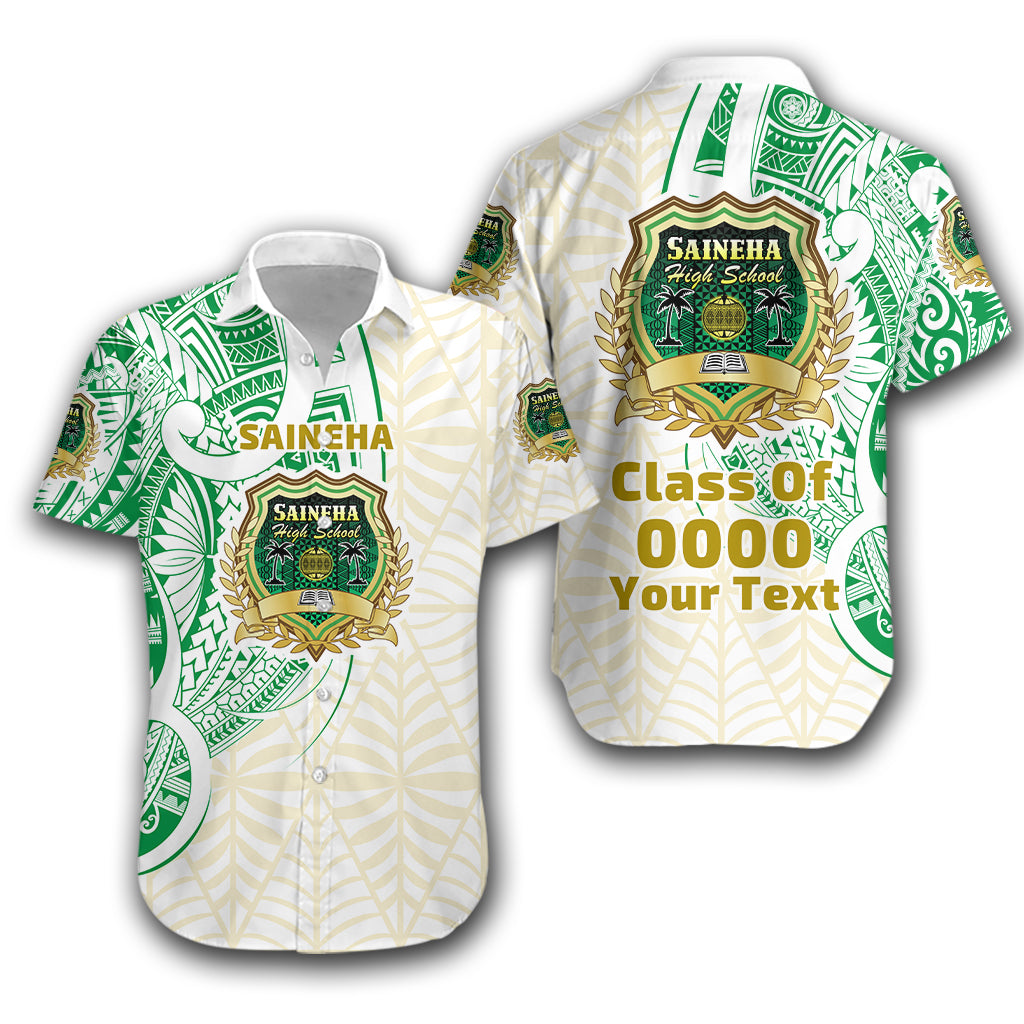 (Custom Personalised) Saineha Tonga Hawaiian Shirt Tattoo Special - Class of - LT16 Unisex Green - Polynesian Pride