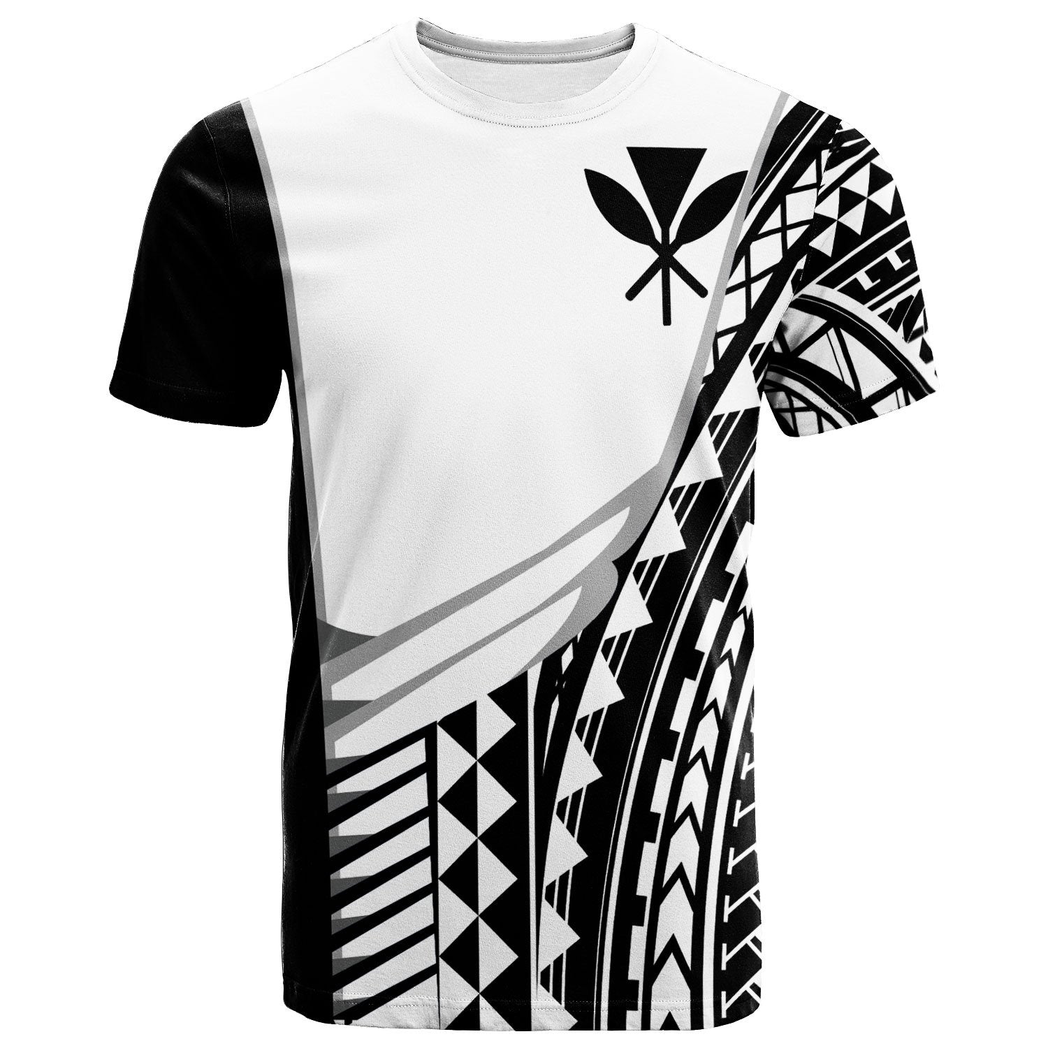 Hawaii Custom T Shirt Athletes Style Unisex White - Polynesian Pride