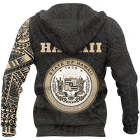 Hawaii Hoodie Seal Polynesian Tattoo Style - Polynesian Pride