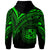 Hawaii Hoodie Green Color Cross Style - Polynesian Pride