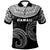 Hawaii Custom Polo Shirt Unique Serrated Texture White Unisex Black - Polynesian Pride