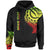 Tahiti Custom Hoodie Tahiti Tatau Reggae Patterns Unisex Black - Polynesian Pride