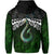 New Zealand Maori Zip up Hoodie, Poutama Hei Matau Paua Shell Zipper Hoodie - Polynesian Pride