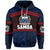 Custom Samoa Rugby Polynesian Patterns Hoodie Blue Unisex Blue - Polynesian Pride