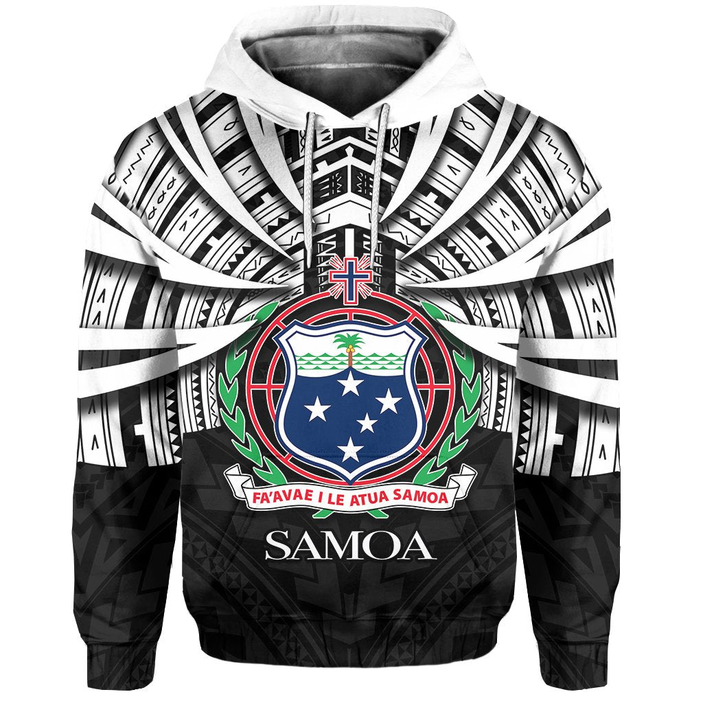 Vibe Hoodie Samoa Hoodie Special Polynesian No.2 Unisex Black - Polynesian Pride