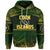 Custom Cook Islands Rugby Polynesian Patterns Hoodie Unisex Green - Polynesian Pride