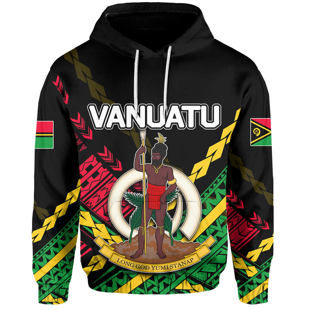 Custom Vanuatu All Over Hoodie Polynesian Style No.2 LT6 Unisex Red - Polynesian Pride