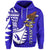 American Samoan Rugby Hoodie Talavalu Unisex Blue - Polynesian Pride