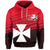 Wallis and Futuna Rugby Hoodie Polynesian Style Unisex Red - Polynesian Pride