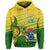 Cook Islands Rugby Turtle Polynesian Hoodie Unisex Green - Polynesian Pride