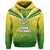 Cook Islands Rugby Simple Polynesian Hoodie Unisex Green - Polynesian Pride