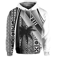 Fiji Hoodie Special Style Tapa No.1 Unisex Black - Polynesian Pride