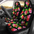 Hawaii Car Seat Covers - Hibiscus Plumeria Pattern - 06 N3 Universal Fit Black - Polynesian Pride