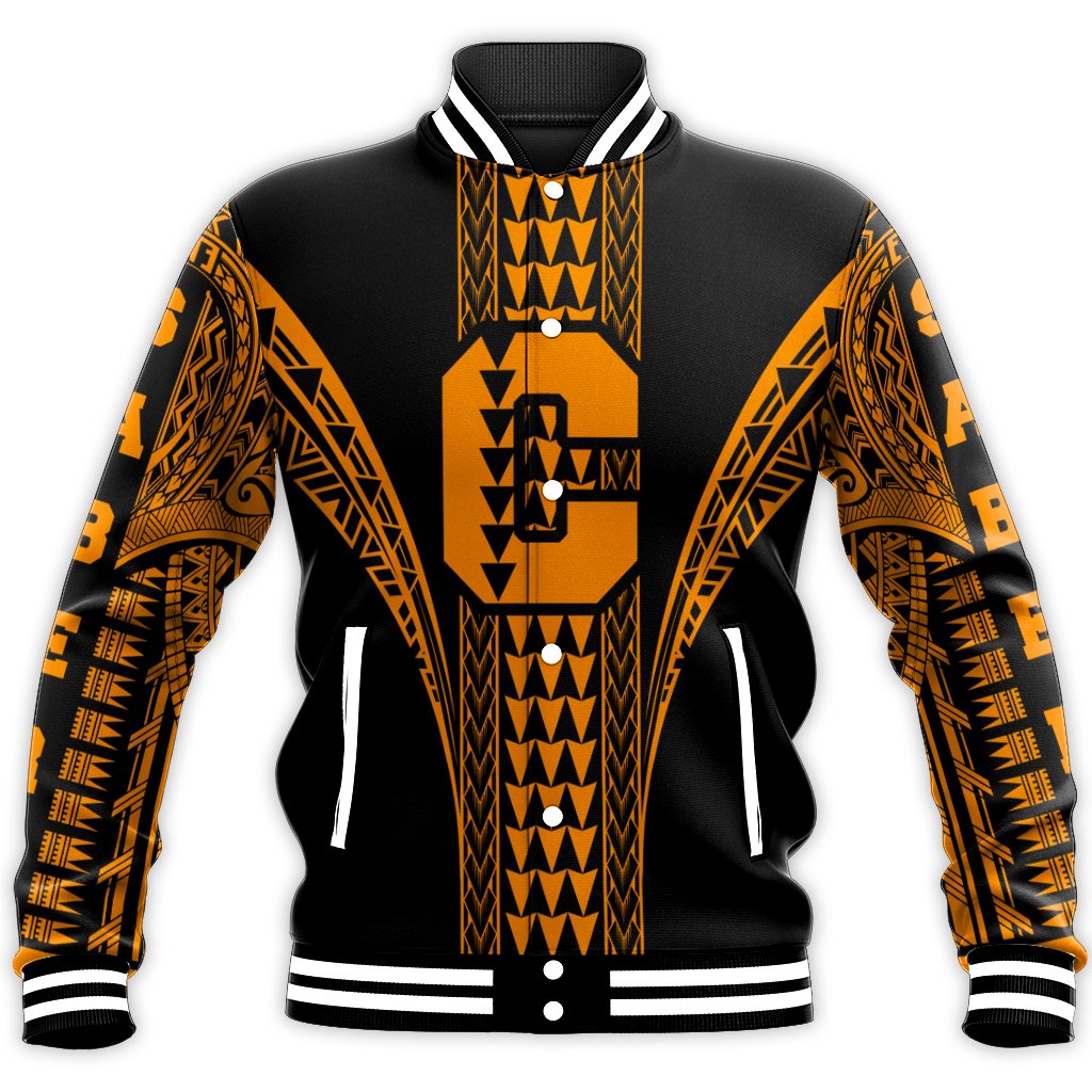 Hawaii Baseball Jacket - James Campbell High Baseball Jacket - AH Unisex Black - Polynesian Pride