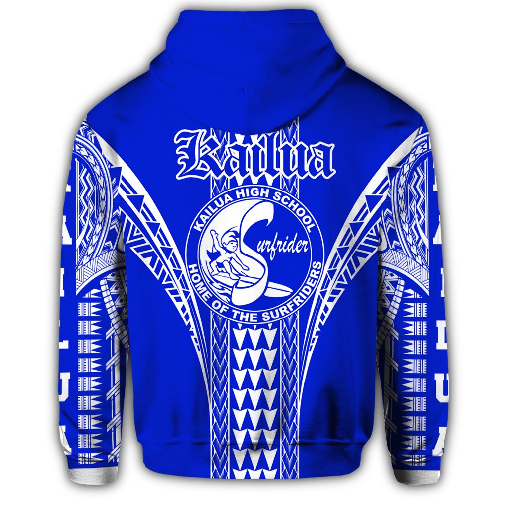 Hawaii Hoodie Kailua High Zip Hoodie - Polynesian Pride