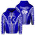 Hawaii Hoodie Kealakehe High Zip Hoodie Unisex Blue - Polynesian Pride