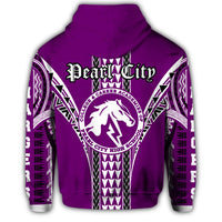 Hawaii Hoodie Pearl City High Zip Hoodie - Polynesian Pride