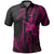 Hawaii King Polynesian Polo Shirt Durk Style Pink - Polynesian Pride