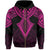 Hawaii Polynesian Hoodie Limited (Zip up) Tab Style Pink - Polynesian Pride