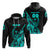 Custom Guam Rugby Hoodie Polynesian Patterns Style Turquoise LT16 Unisex Turquoise - Polynesian Pride