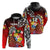 Custom Tonga Rugby Hoodie Polynesian Ocean World Style LT13 Unisex Black - Polynesian Pride