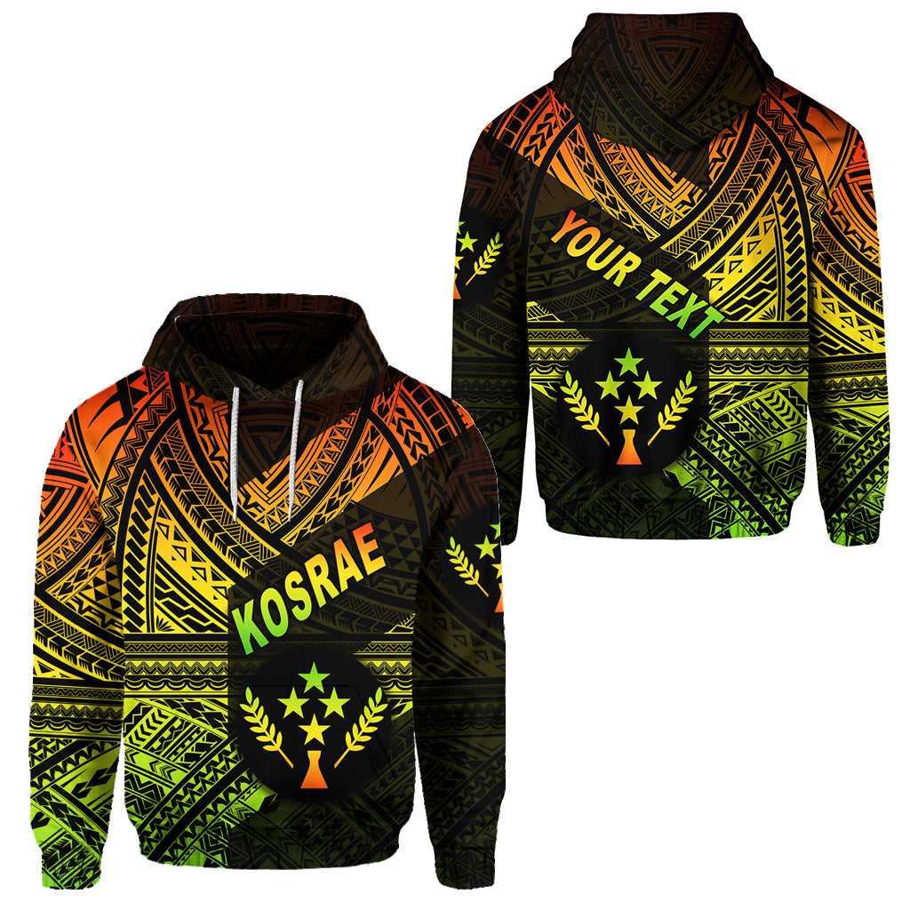 Custom FSM Kosrae Hoodie Original Style Reggae LT8 Unisex Reggae - Polynesian Pride