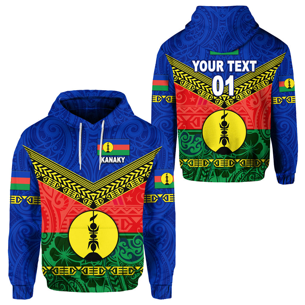 Custom New Caledonia Kanaky Hoodie Kanaky Vibes LT8 Unisex Blue - Polynesian Pride