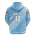 Custom Fiji Tapa Rugby Hoodie version Style You Win Blue - Polynesian Pride