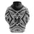 Custom Guam Rugby Hoodie Polynesian Patterns Black LT16 - Polynesian Pride